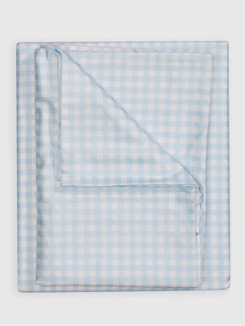 NEW Dairy Boy gingham duvet set, powder blue 🩵